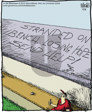 In the Bleachers on Thursday May 8, 2014 Comic Strip