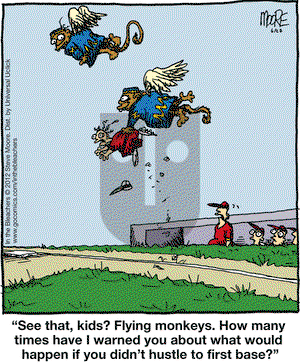 In the Bleachers on Wednesday June 27, 2012 Comic Strip