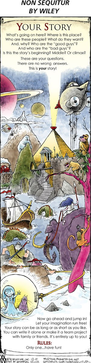 Non Sequitur on Sunday December 21, 2014 Comic Strip