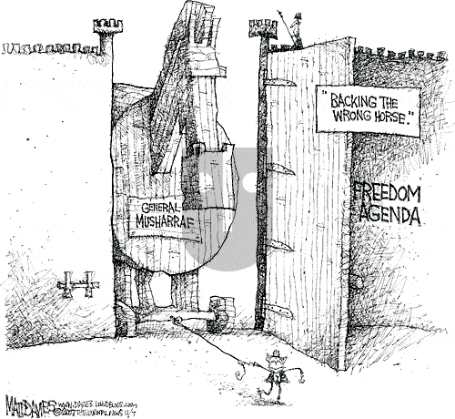 Matt Davies on Wednesday November 7, 2007 Comic Strip