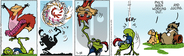 Over the Hedge on Thursday July 21, 2016 Comic Strip