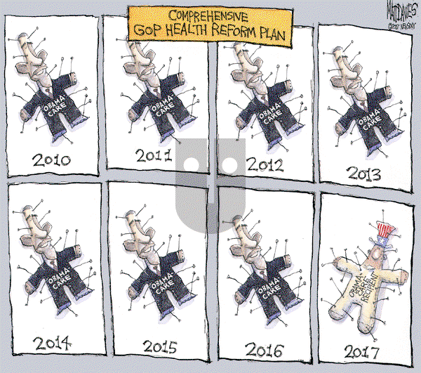 Matt Davies on Friday March 10, 2017 Comic Strip