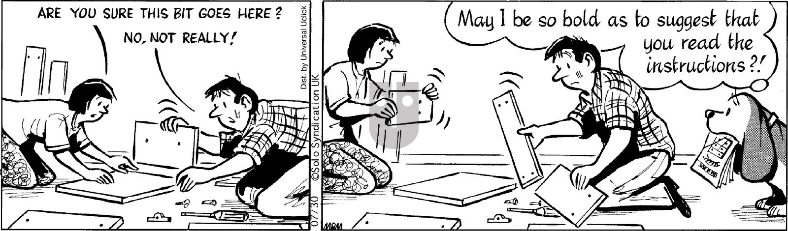 Fred Basset on Wednesday July 30, 2014 Comic Strip