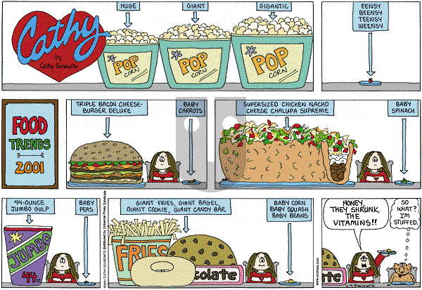 Cathy Classics - Sunday November 4, 2012 Comic Strip