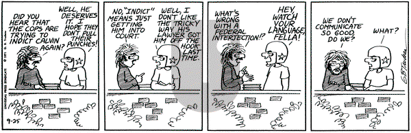 Doonesbury on Saturday September 25, 1971 Comic Strip