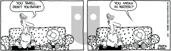 The Buckets on Tuesday December 17, 2002 Comic Strip