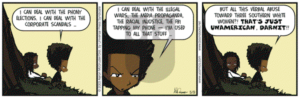 The Boondocks on Friday May 9, 2003 Comic Strip