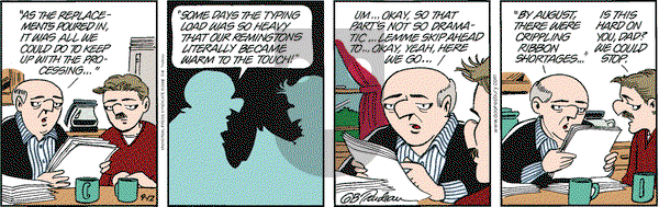 Doonesbury on Wednesday September 12, 2001 Comic Strip