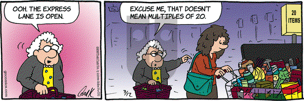 Lola on Thursday March 12, 2020 Comic Strip
