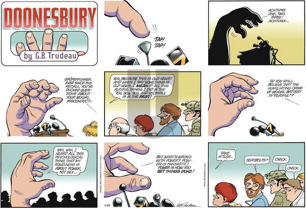 Doonesbury on Sunday November 23, 2003 Comic Strip