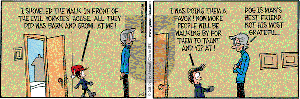 Grand Avenue on Monday February 2, 2015 Comic Strip
