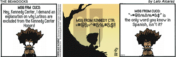 La Cucaracha on Thursday October 11, 2012 Comic Strip