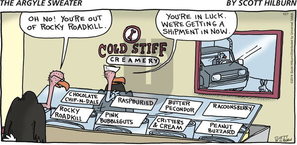 The Argyle Sweater on Sunday December 7, 2014 Comic Strip