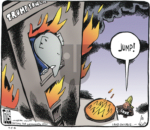 Tom Toles on Tuesday April 5, 2016 Comic Strip