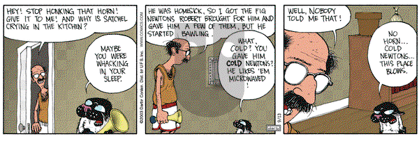 Get Fuzzy on Saturday September 13, 2003 Comic Strip