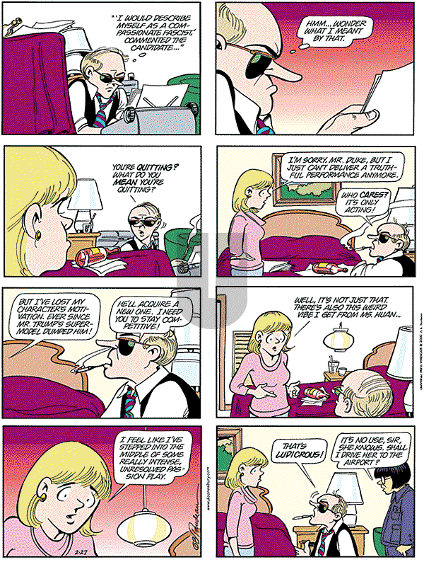 Doonesbury - Sunday February 27, 2000 Comic Strip
