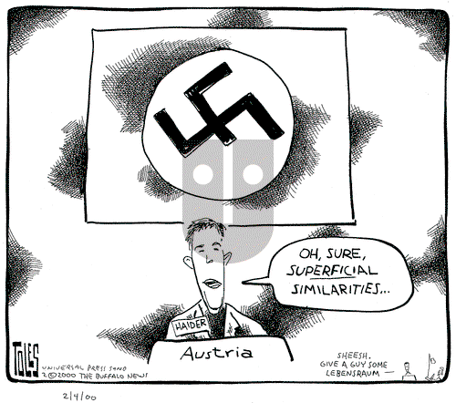 Tom Toles on Friday February 4, 2000 Comic Strip