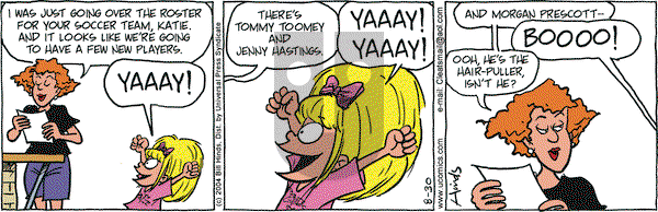 Cleats on Monday August 30, 2004 Comic Strip