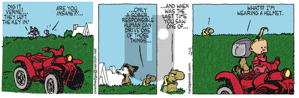 Over the Hedge on Tuesday October 17, 2006 Comic Strip