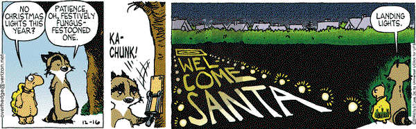 Over the Hedge on Tuesday December 16, 2014 Comic Strip