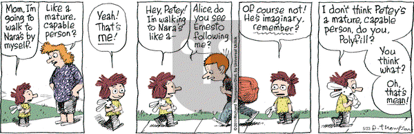 Cul de Sac on Monday May 23, 2011 Comic Strip
