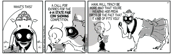 Cow and Boy Classics on Saturday October 28, 2006 Comic Strip