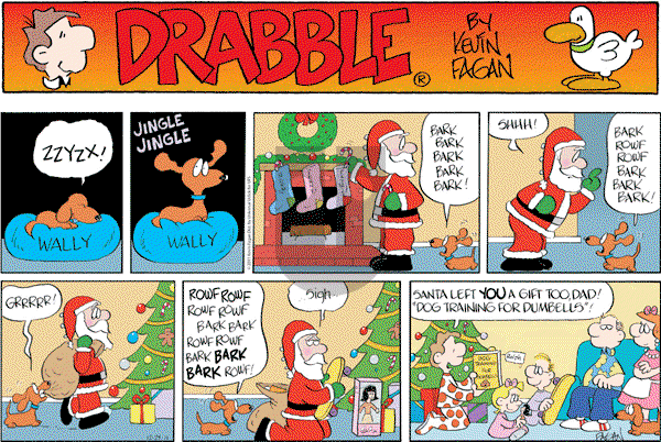 Drabble - Sunday December 25, 2011 Comic Strip