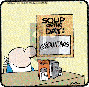 Ziggy on Saturday February 2, 2019 Comic Strip