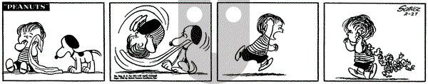 Peanuts on Monday February 27, 1956 Comic Strip
