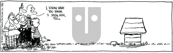 The Buckets - Saturday May 27, 2000 Comic Strip