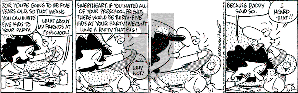 Baby Blues on Monday January 18, 1999 Comic Strip