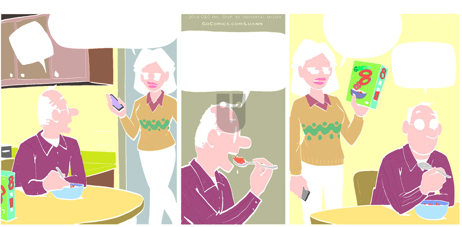 Luann on Sunday February 23, 2014 Comic Strip