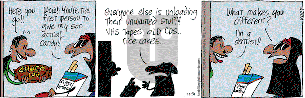 The Knight Life on Saturday October 31, 2009 Comic Strip