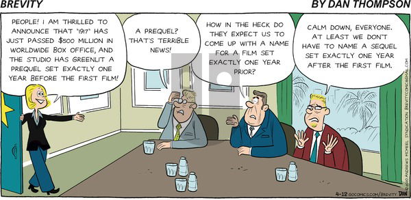 Brevity on Sunday April 12, 2020 Comic Strip