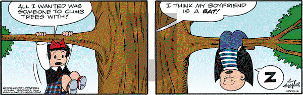 Nancy on Wednesday April 13, 2016 Comic Strip