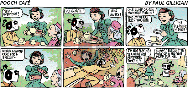 Pooch Cafe on Sunday April 3, 2005 Comic Strip