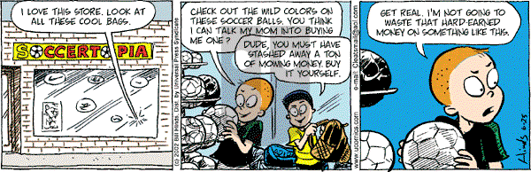 Cleats - Tuesday June 25, 2002 Comic Strip