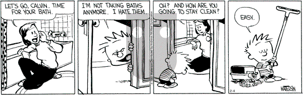 Calvin and Hobbes on Saturday February 4, 2017 Comic Strip
