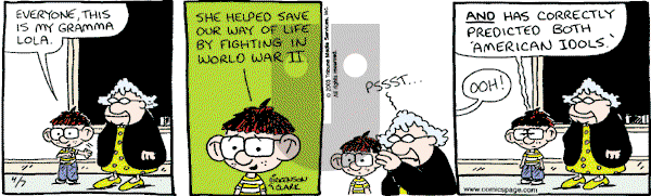 Lola - Monday April 7, 2003 Comic Strip