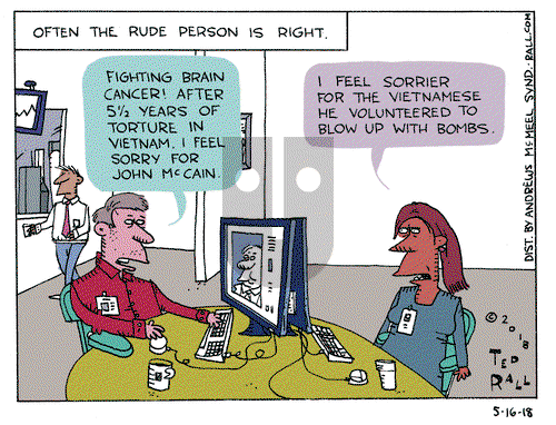 Ted Rall on Wednesday May 16, 2018 Comic Strip