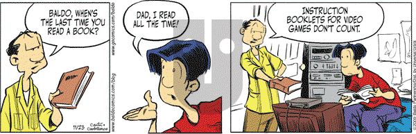 Baldo on Monday November 23, 2009 Comic Strip