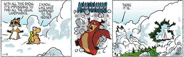 Over the Hedge on Wednesday January 4, 2017 Comic Strip