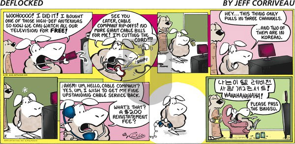 DeFlocked on Sunday June 28, 2015 Comic Strip