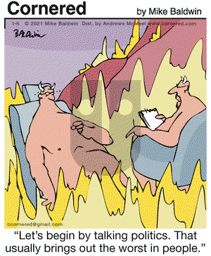 Cornered on Wednesday January 6, 2021 Comic Strip