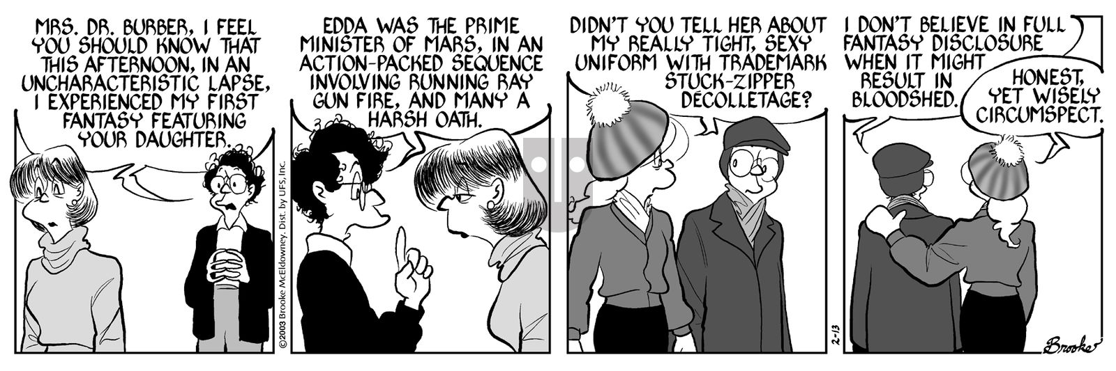 9 Chickweed Lane - Thursday February 13, 2003 Comic Strip