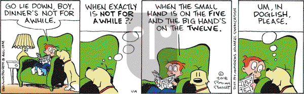 Red and Rover on Friday January 19, 2018 Comic Strip