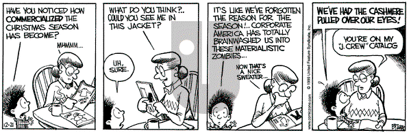 Grand Avenue on Wednesday December 22, 1999 Comic Strip