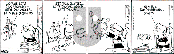 FoxTrot on Saturday June 4, 1988 Comic Strip