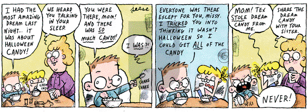 Tex on Wednesday October 18, 2023 Comic Strip