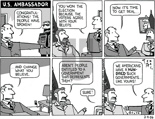 Ted Rall on Saturday February 4, 2006 Comic Strip